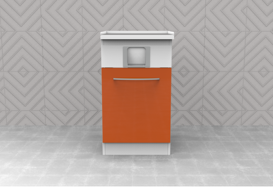 CCM17 - Clinical Cabinet Module - Dust bin made of stainless steel