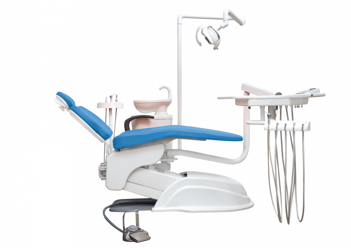 What is the difference between a dental chair and a dental unit?